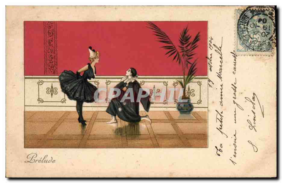 Danseurs de théâtre — scène de 'Brélude' — M.M. Vienne, n° 147