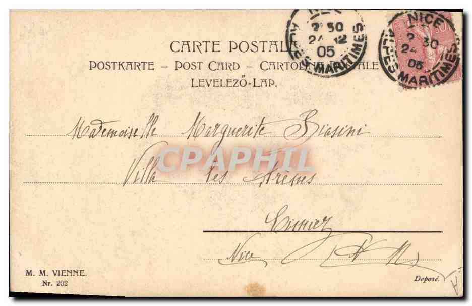 CPA Fantaisie Enfant  — Rückseite