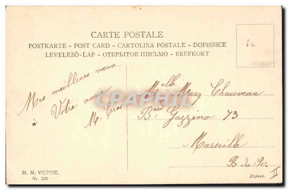 CPA Fantaisie Enfant  — Rückseite