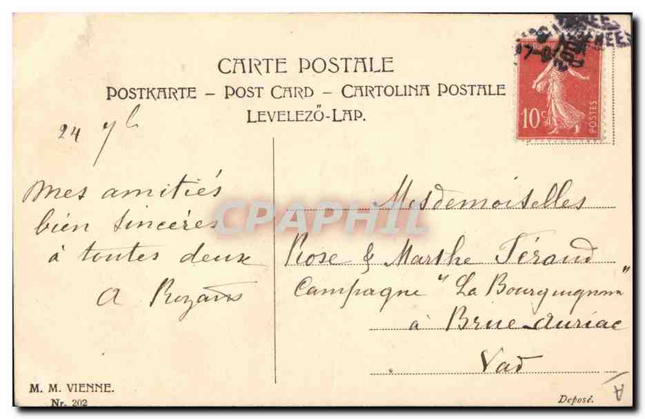 CPA Fantaisie Enfant  — Rückseite