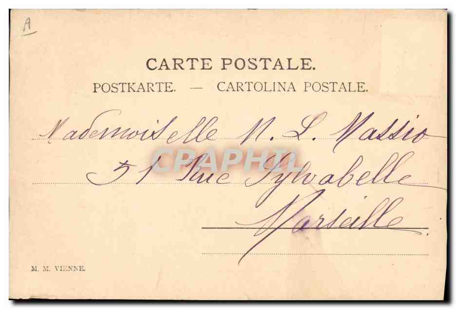 CPA Fantaisie Femme  — Verso