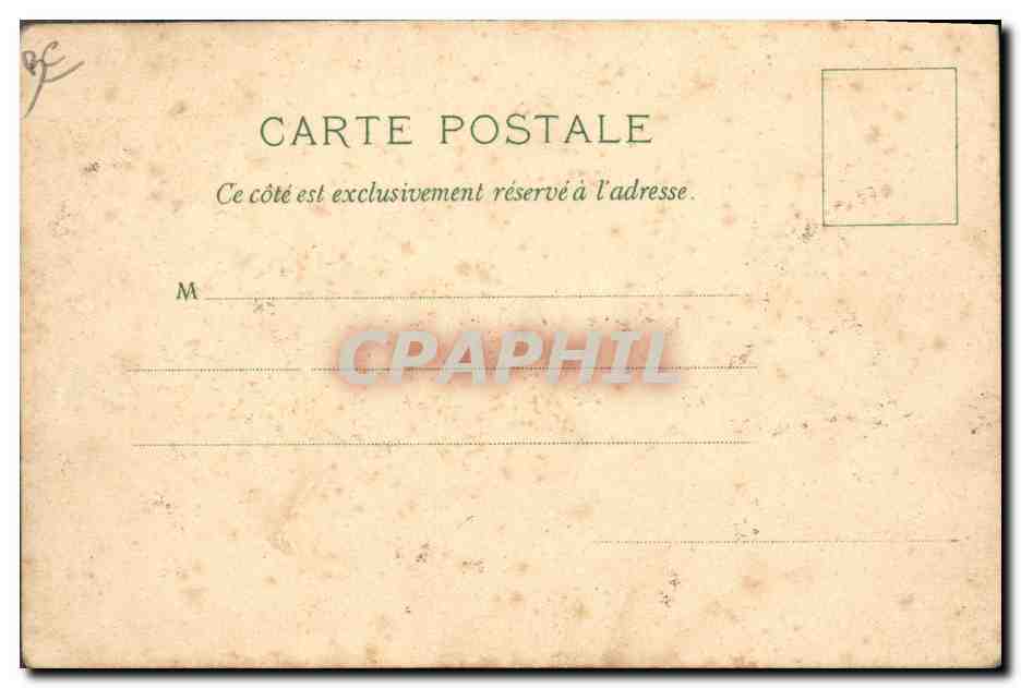 CPA Carte transparente Paris Exposition Universelle 1900 Le grand palais Champs Elysees — Rückseite