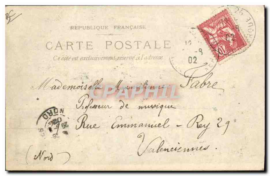 CPA Carte transparente Paris Le palais de justice et la Sainte Chapelle — Rückseite