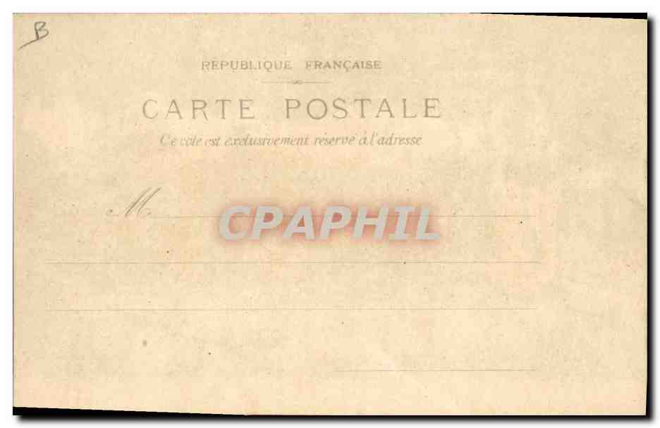 CPA Carte transparente Paris Exposition de 1900 Le Grand Palais — Rückseite