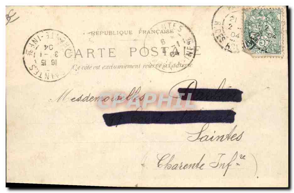 CPA Carte transparente Paris Abside Notre Dame Peniches Bateaux  — Rückseite