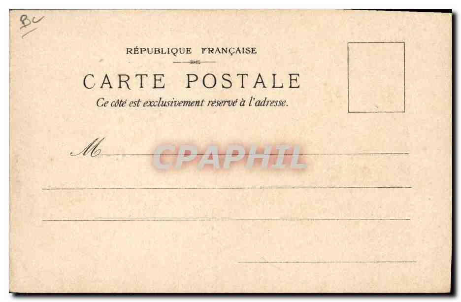 CPA Carte transparente Paris Exposition Lefevre Utile Paris 1900 Grand Prix Peniche Bateau — Rückseite