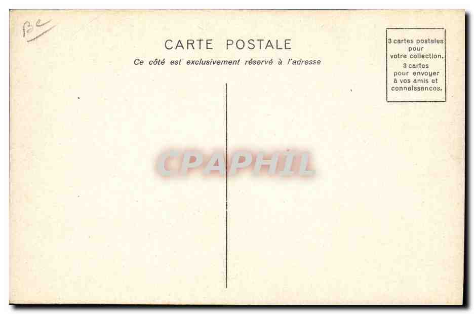 Petit bras de la Seine, Pont-Neuf, Notre-Dame de Paris — Établissements H. Mitanchet, Lyon-France — Verso