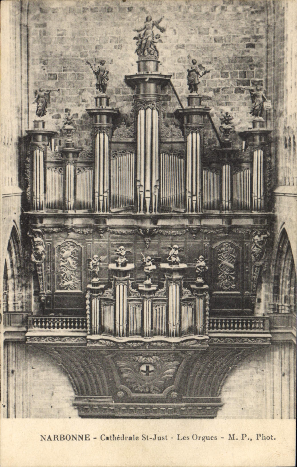 NARBONNE - Cathédrale St-Just - Les Orgues - M.P., Phot.