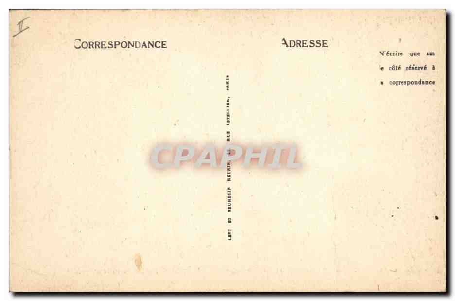 CPA Orgue Perigueux Interieur de la basilique La grande nef prise du choeur — Rückseite