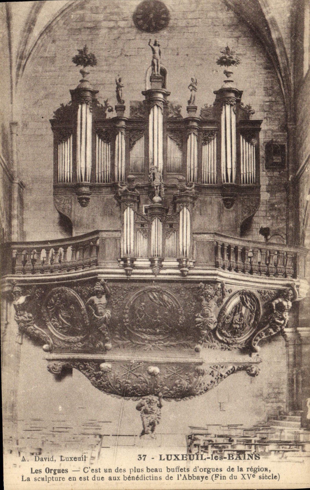CPA Orgue Luxeuil les Bains Les orgues