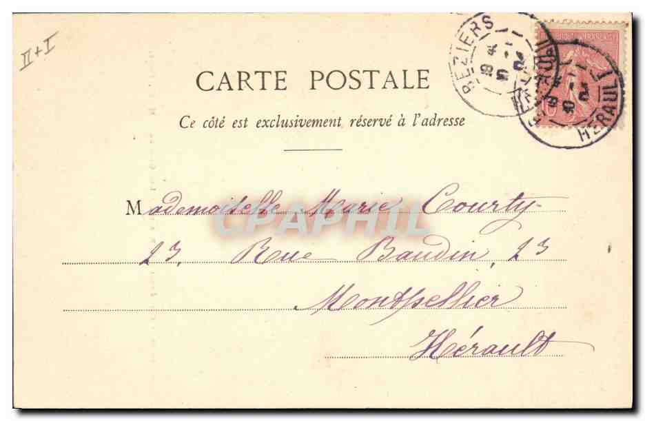 CPA Orgue Beziers Cathedrale St Nazaire Les orgues — Verso