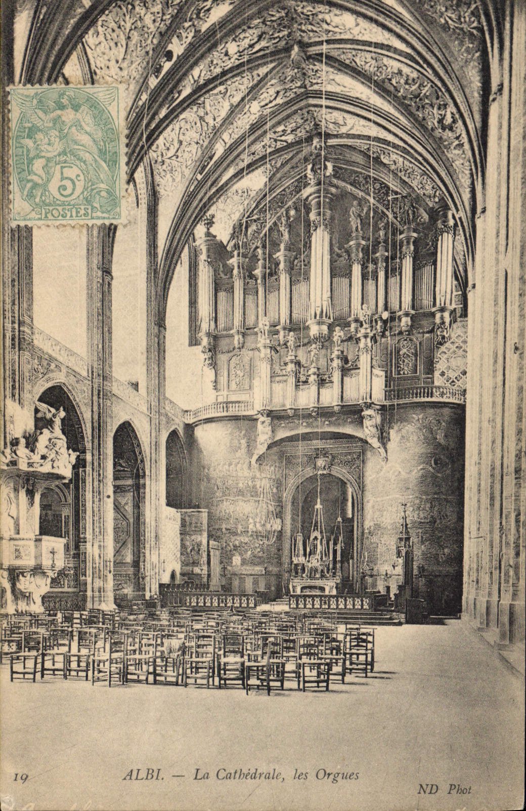 Albi — La Cathédrale, les Orgues — ND Phot, n°19