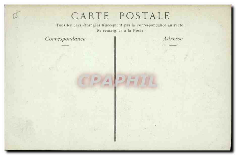 CPA Orgue La Chaise Dieu Interieur de l'eglise Cariatide de l'eglise — Rückseite