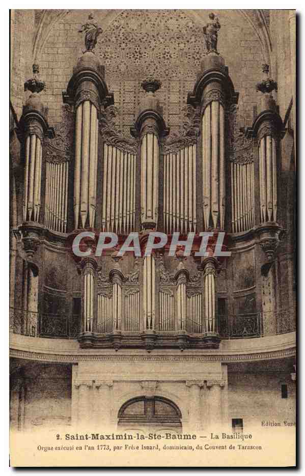 CPA Orgue St Maximin la Ste Baume La basilique