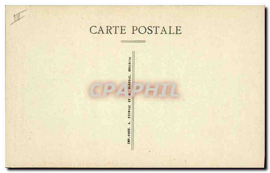CPA Orgue St Maximin la Ste Baume La basilique — Verso