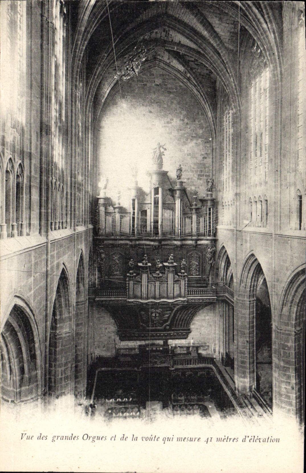 CPA Orgue Vue des orgues et de la voute 
