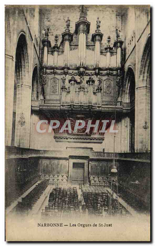 CPA Orgue Narbonne Les orgues de St Just