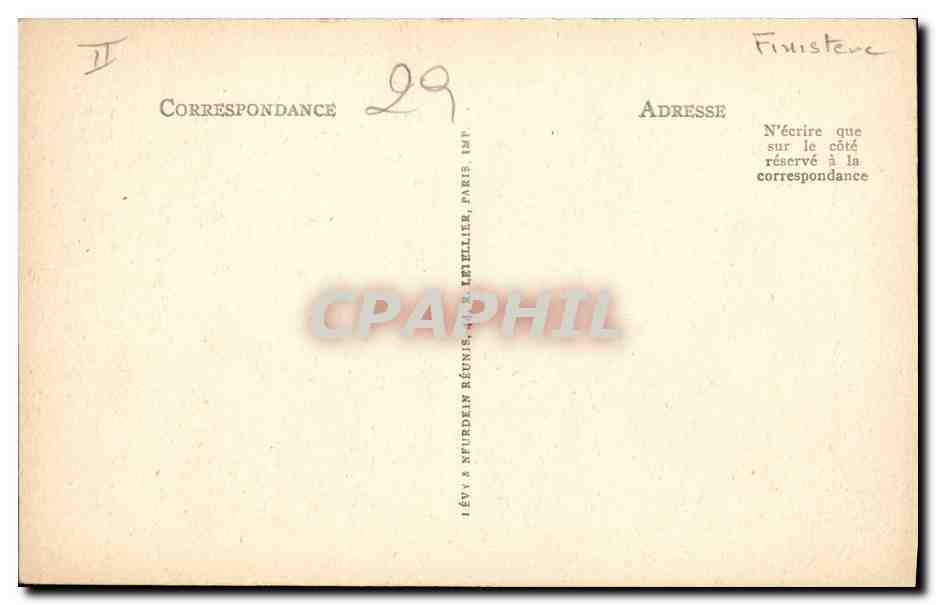 CPA Phare d'Armen Ile de Sein — Rückseite