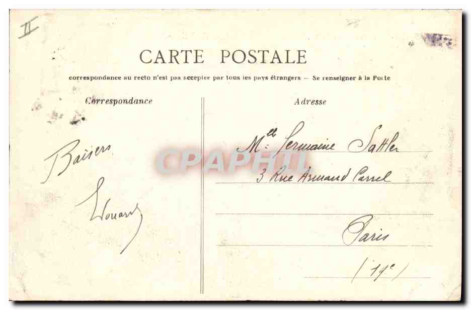 CPA Phare de Villes Martin Saint Nazaire Enfants — Rückseite