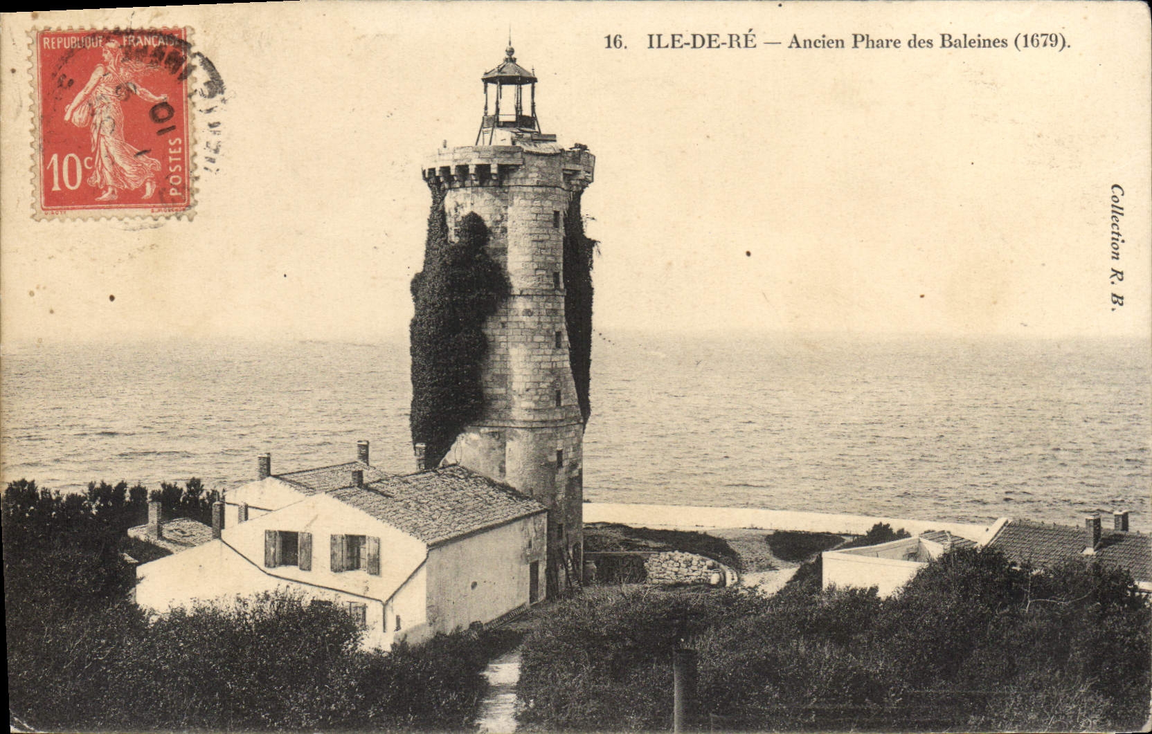 CPA Phare Ile de Re Ancien phare des baleines