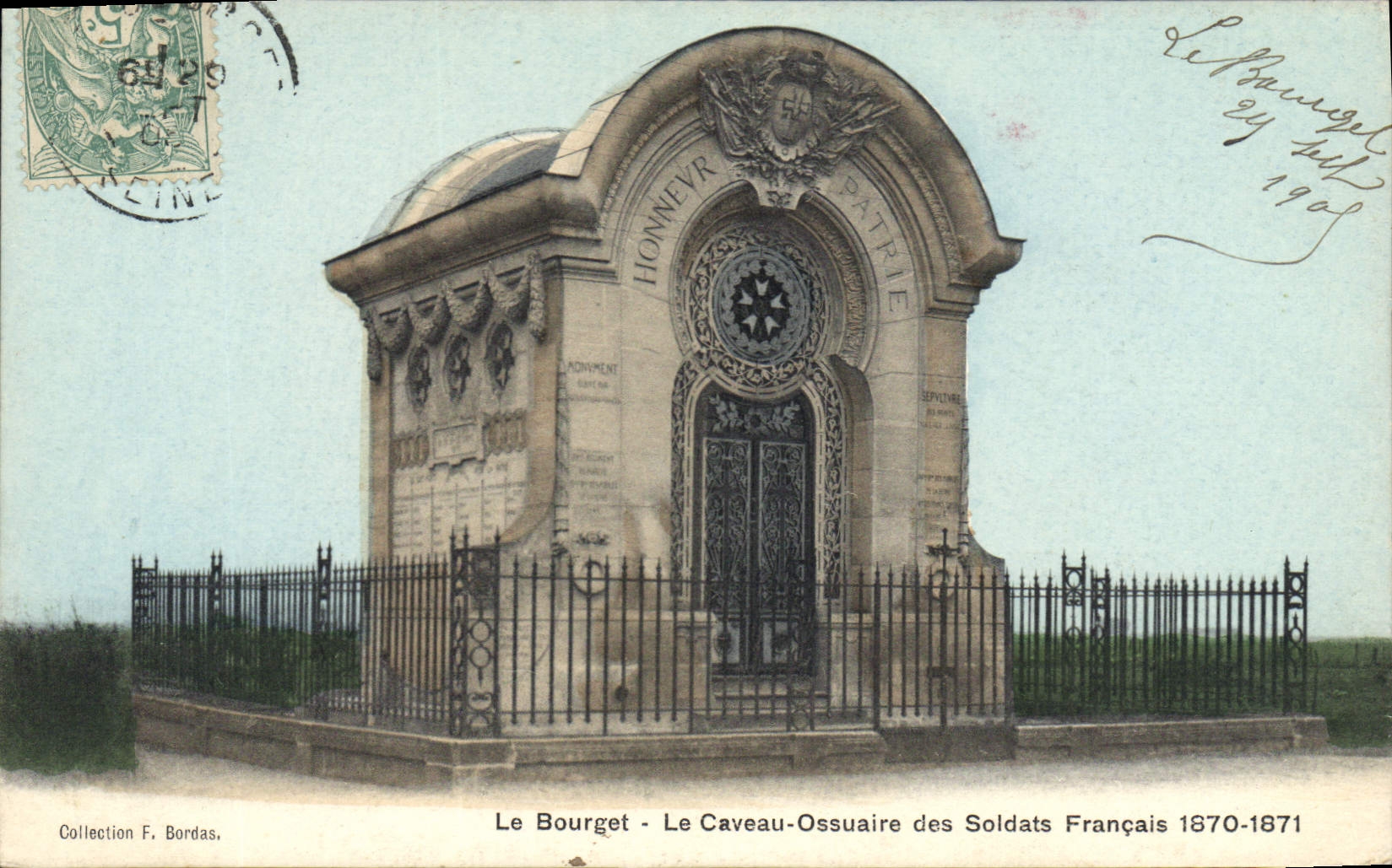 Le Bourget - Le Caveau-Ossuaire des Soldats Français 1870-1871 — éditeur Simi-Aquainette, n° 6129
