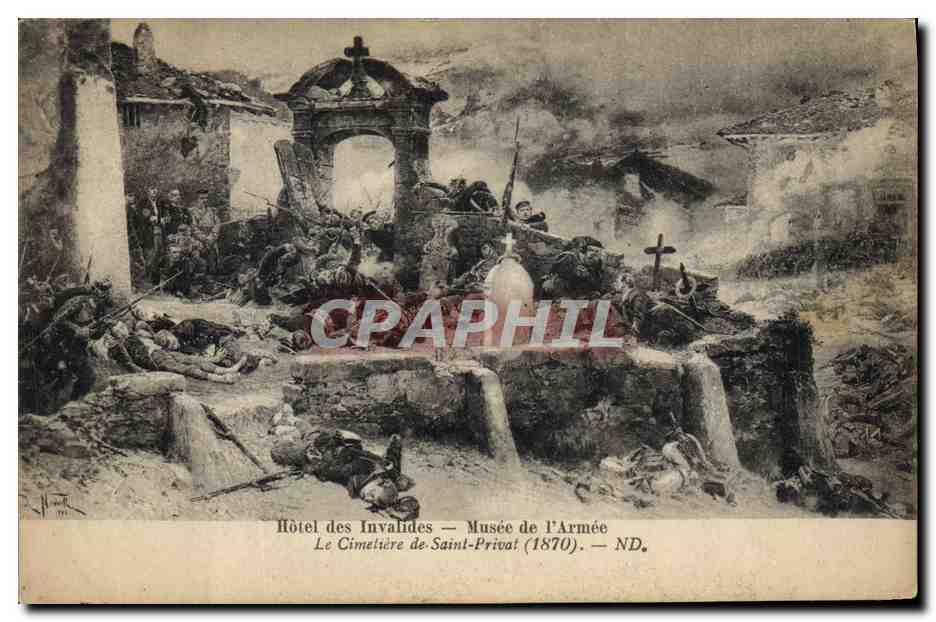 Hôtel des Invalides — Musée de l'Armée — The Cemetery of Saint-Privat (1870)