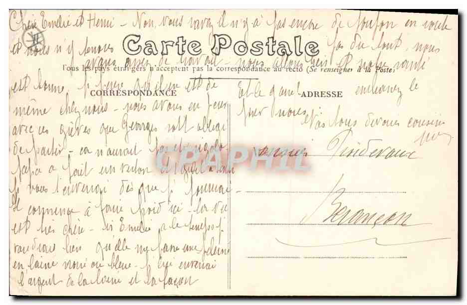 CPA Militaria Chateaudun Combat sur la place le 18 octobre 1870 — Verso