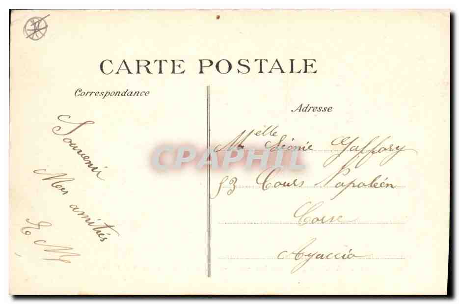 CPA Militaria Ernest Baroche Commandant des mobiles meurt heroiquement — Rückseite