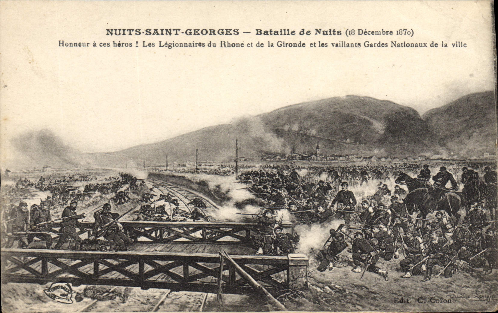 CPA Militaria Nuits Saint Georges Bataille de Nuits