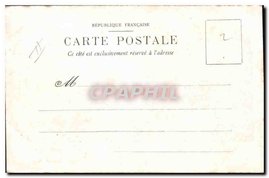 Parmain incendié par les Prussiens en 1870 — d'après une photographie du temps — IMP André Cayeux, Persan-Beaumont — Rückseite