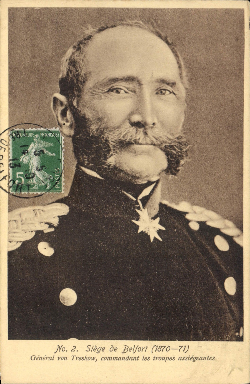 Général von Treskow — Siège de Belfort (1870-71) — J. B. Schmitt & Fils, Belfort