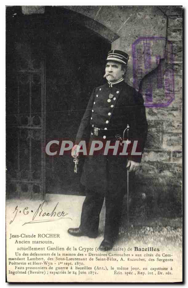 Jean-Claude Rocher — Ehemaliger Wächter der Krypta (oder Letzte Patronen) von Bazeilles — J.C. Rocher