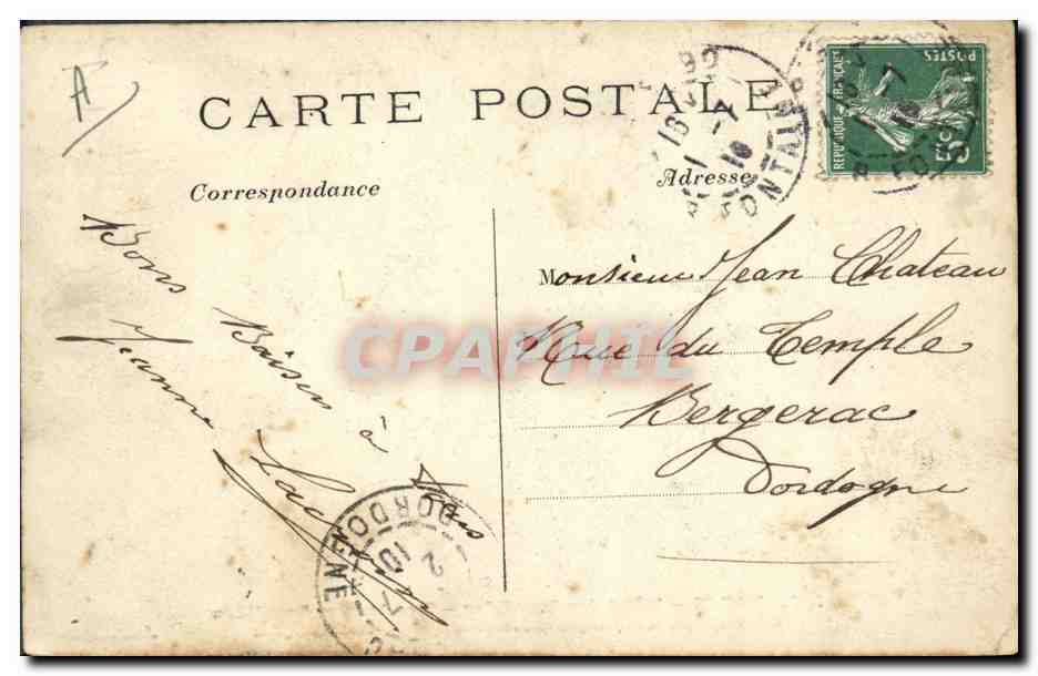Paris – Hôtel des Invalides – Nos braves Invalides — J. H. n°199 — Verso