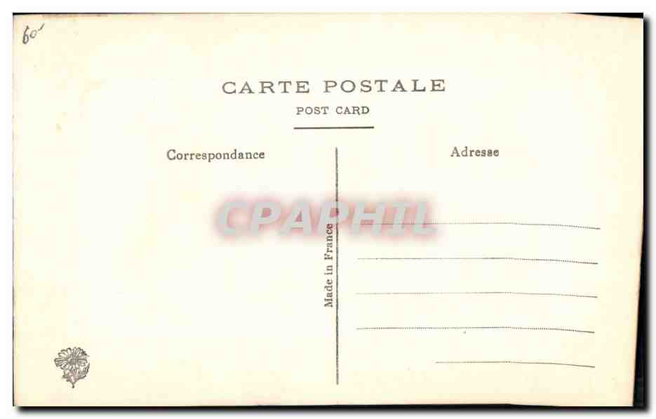 CPA Fantaisie Tissee Wesotego Alleluya — Rückseite