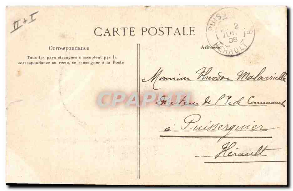 CPA Folklore Jeune breton — Verso