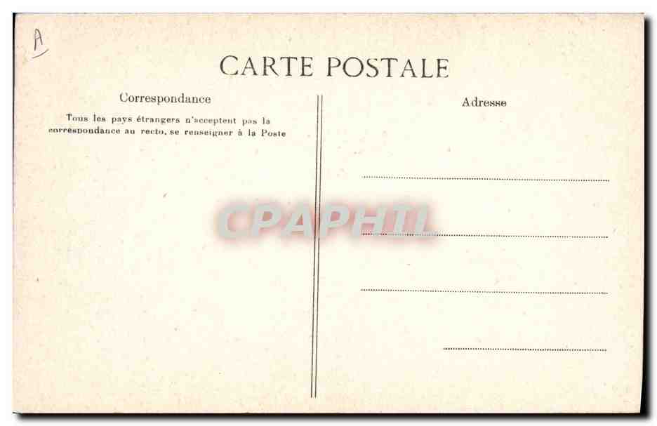 CPA Folklore Un gars de Quimper — Verso