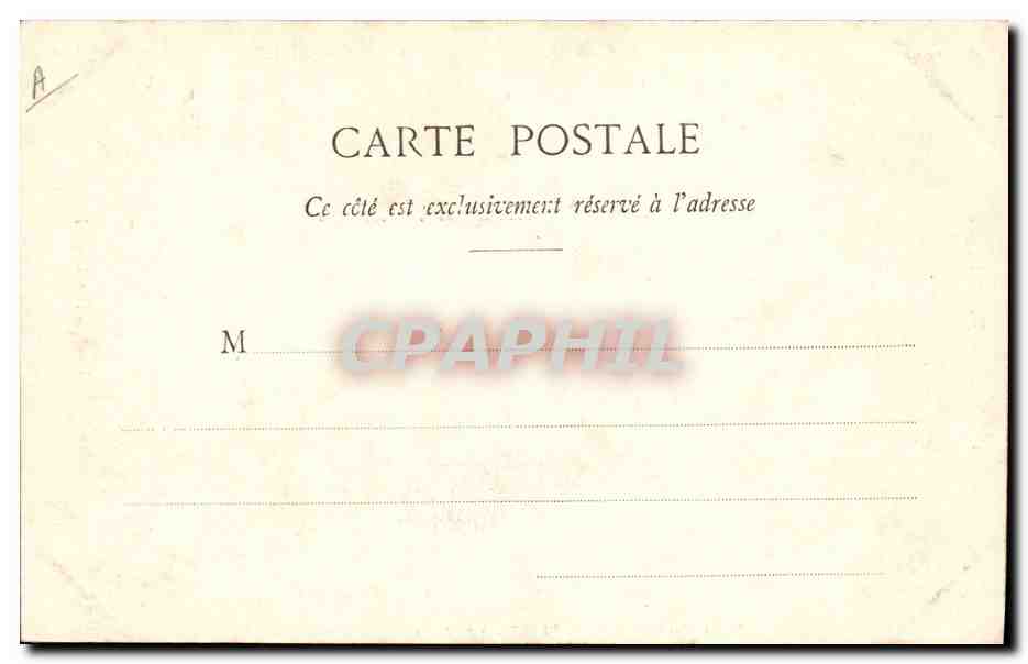 CPA Folklore Carhaisienne Finistere Bretagne — Verso