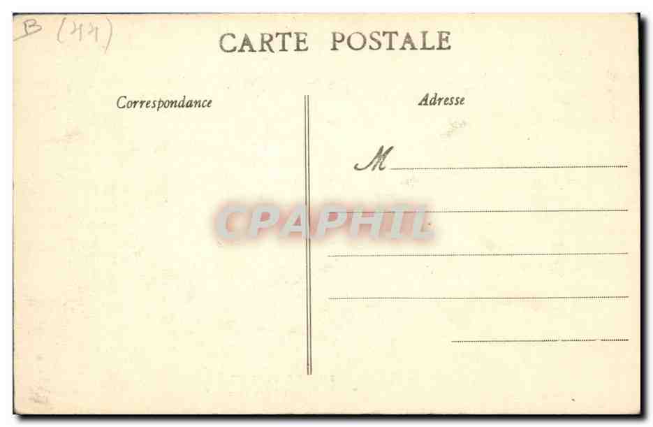 CPA Folklore Au pays du Sel La fete du Grand Pere — Verso