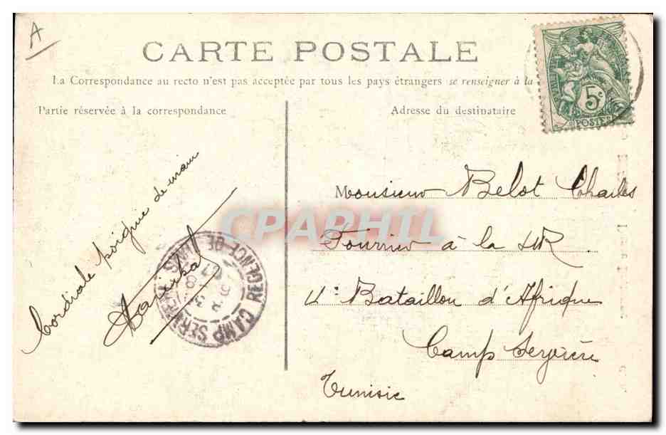 CPA Folklore Brest Danse Bretonne — Verso