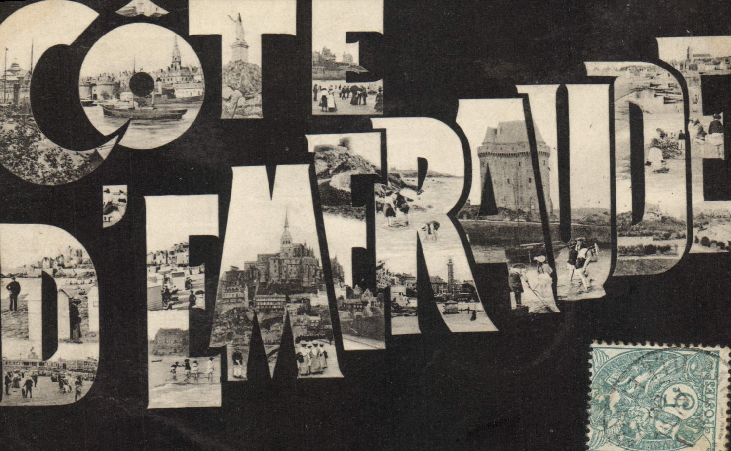 Côte d'Émeraude — vue panoramique — éditeur inconnu, n° de série non visible