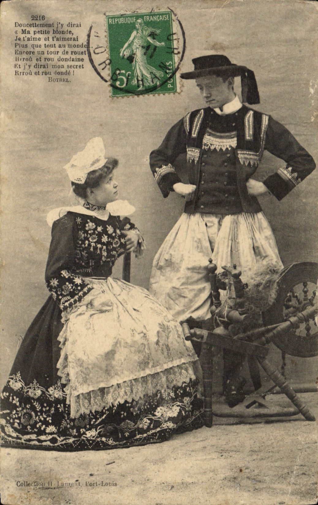 CPA Folklore Bretagne