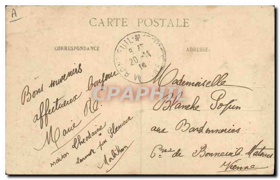 CPA Folklore Bretagne — Rückseite