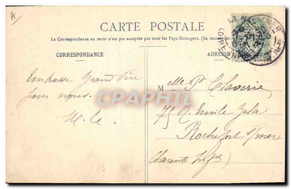CPA Folklore La danse en Bretagne Le denouement — Verso