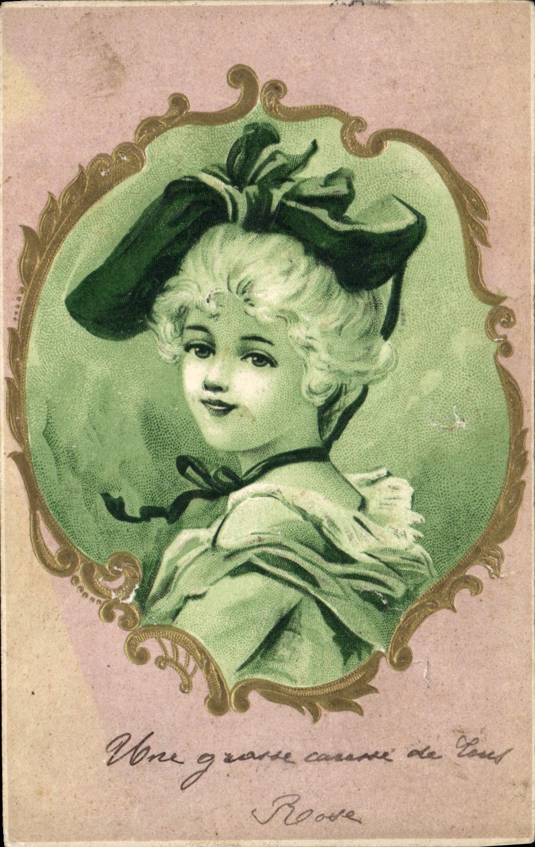 CPA Fantaisie Femme 