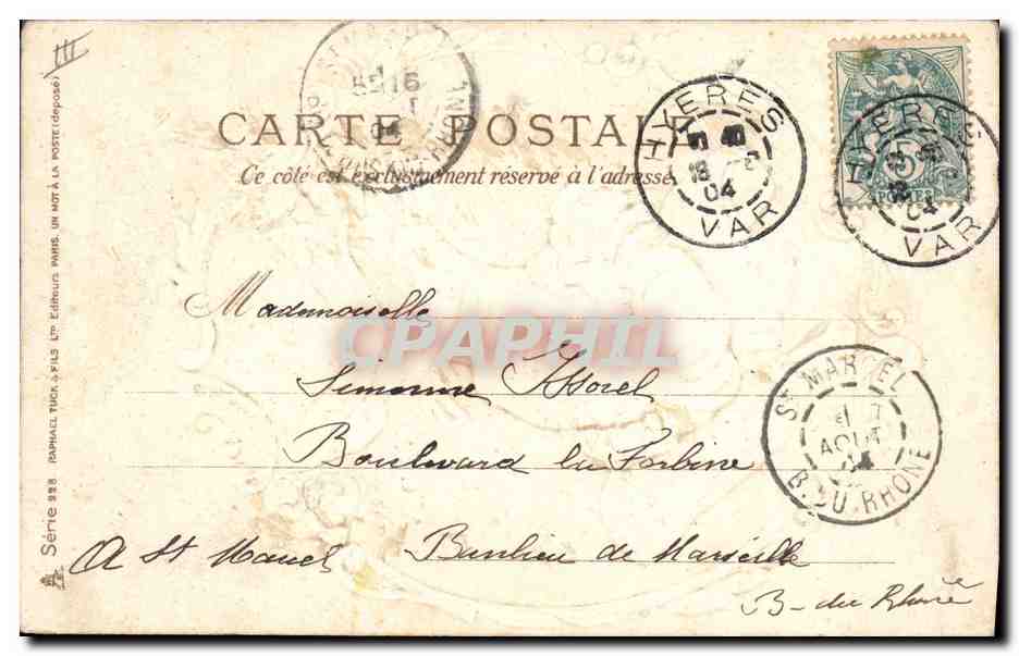 CPA Fantaisie Femme  — Verso