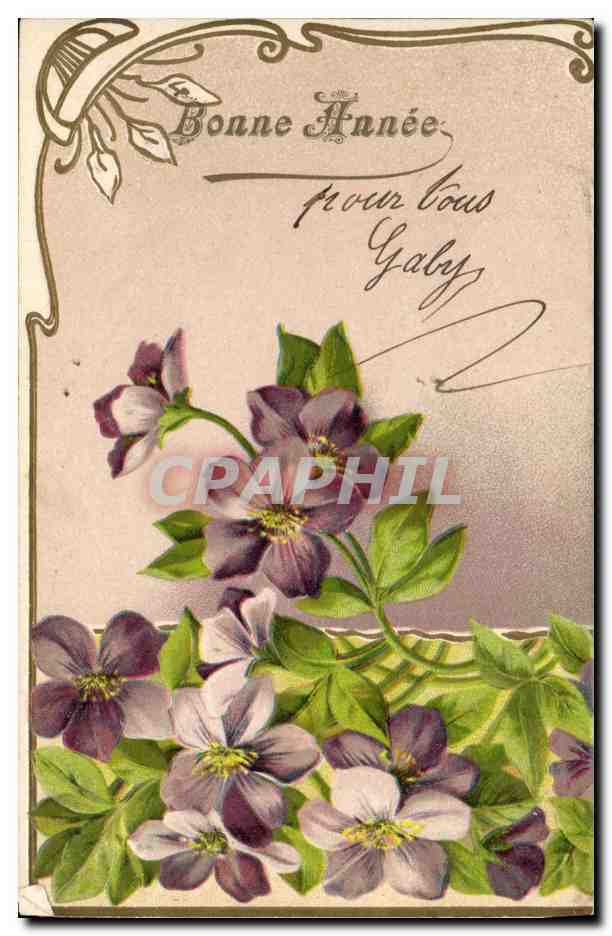 CPA Fantaisie Fleurs 