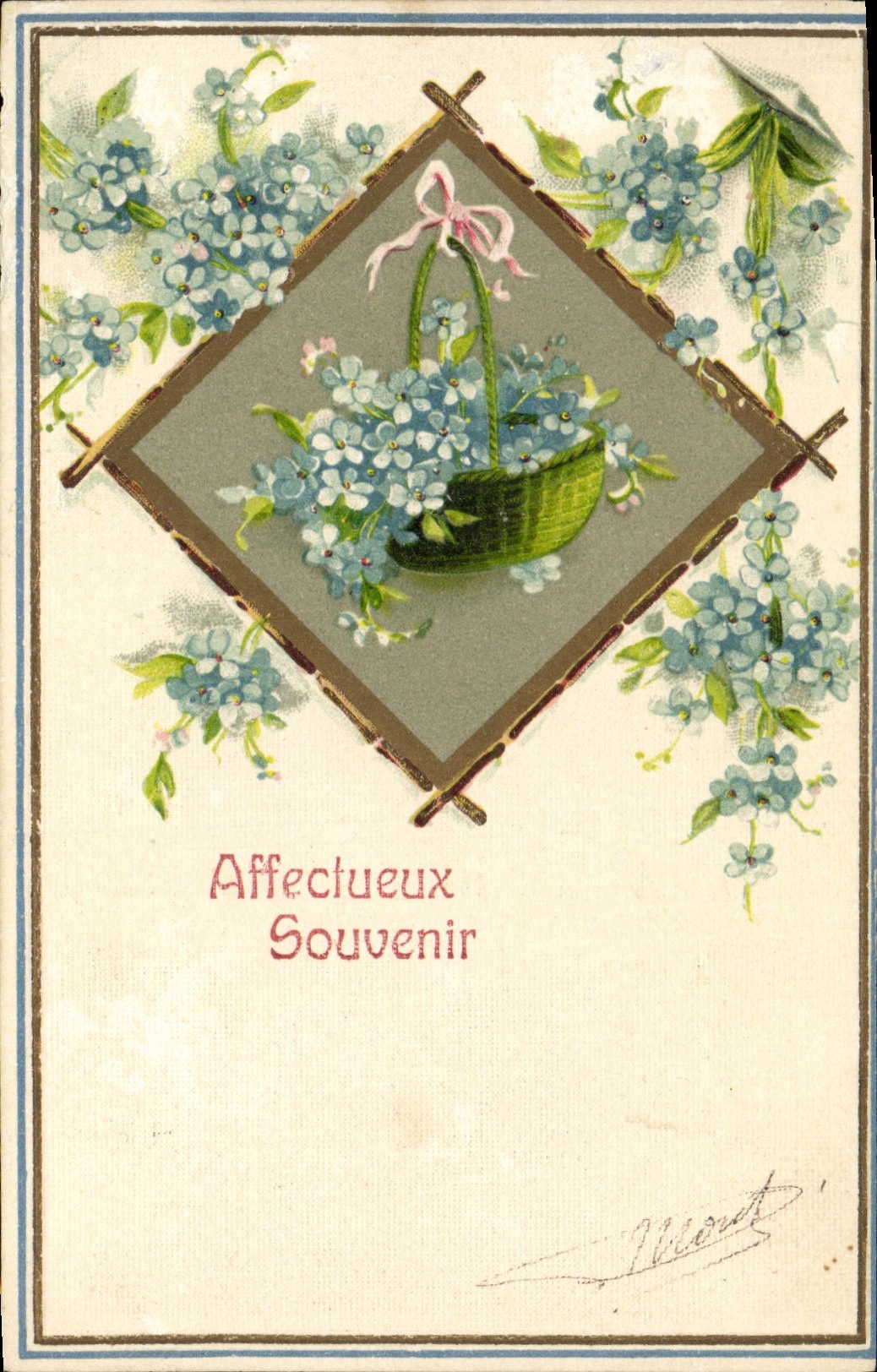 CPA Fantaisie Fleurs 