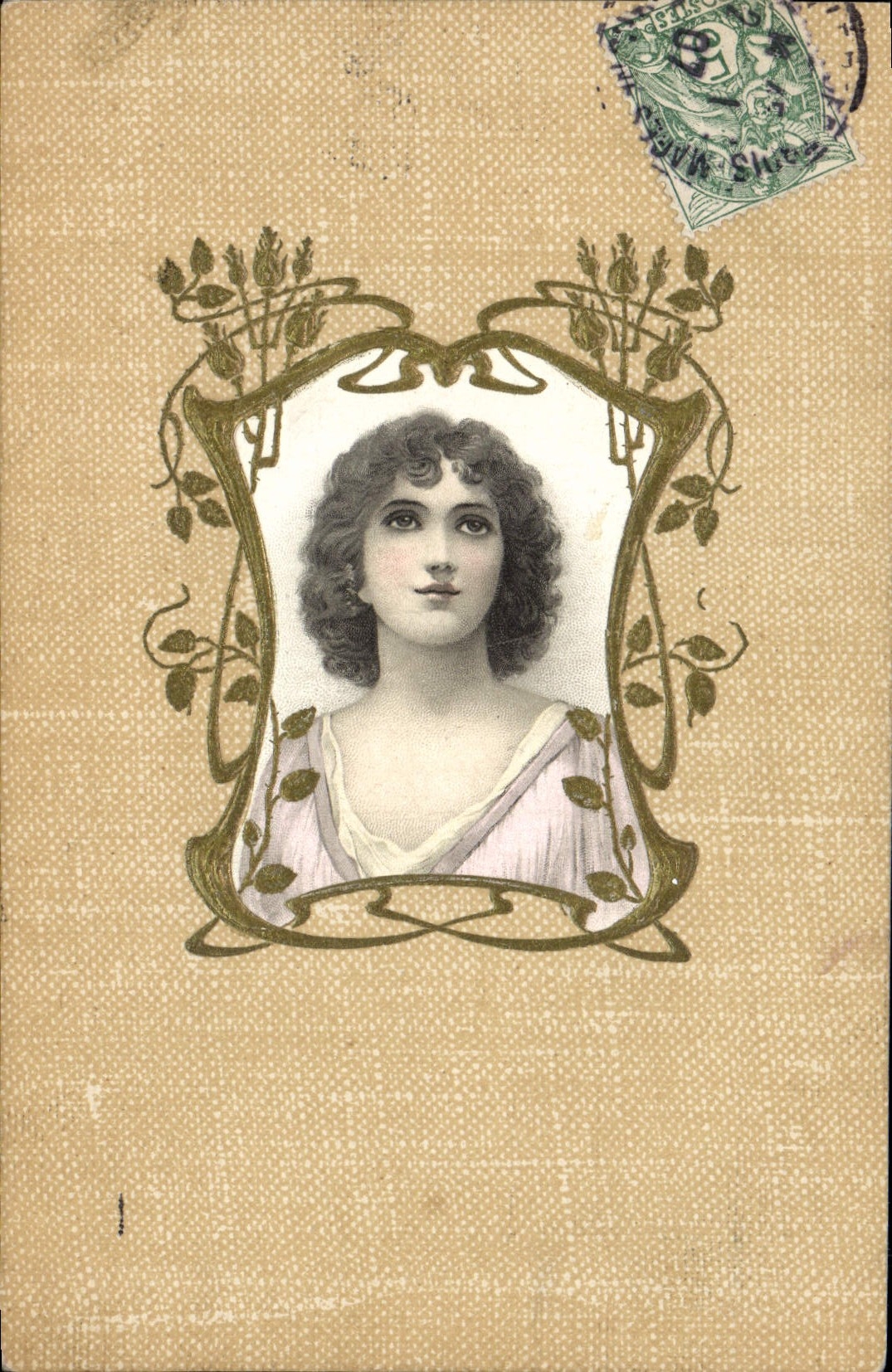 CPA Fantaisie Femme 