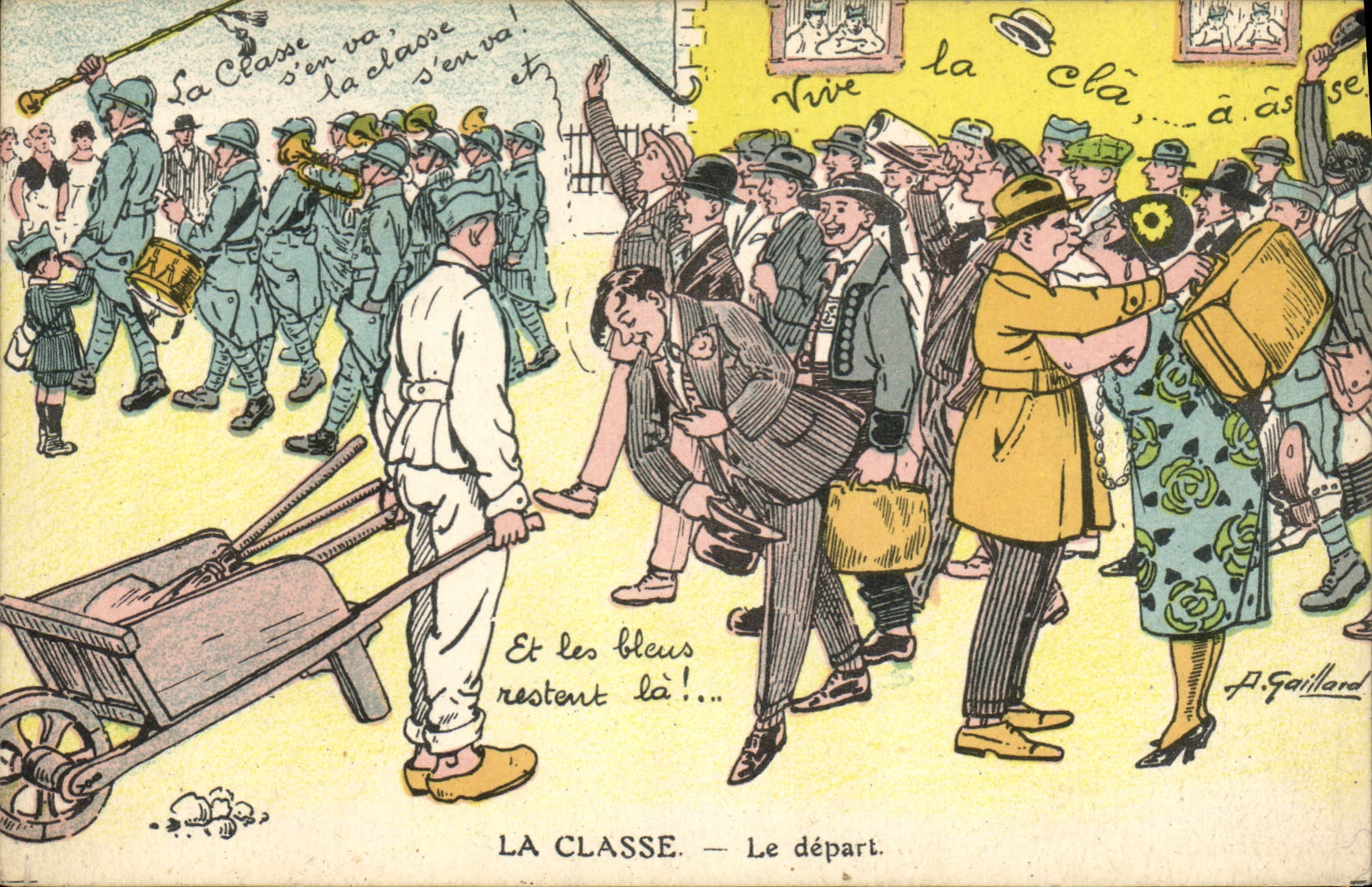 La Classe — Le départ — A. Gaillard