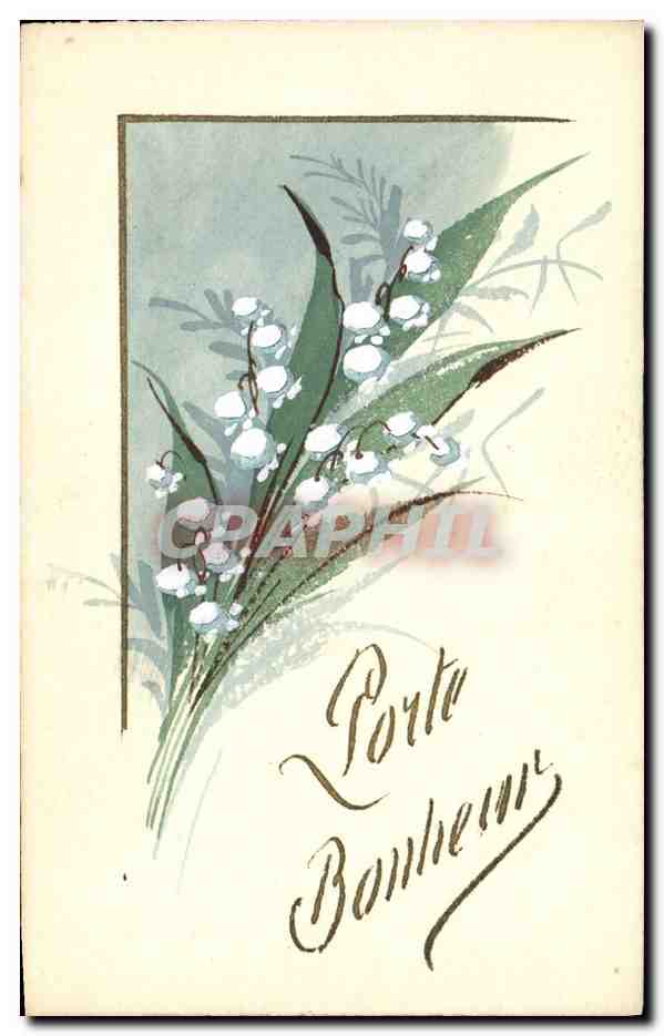 CPA Fantaisie Fleurs (dessin a la main) 